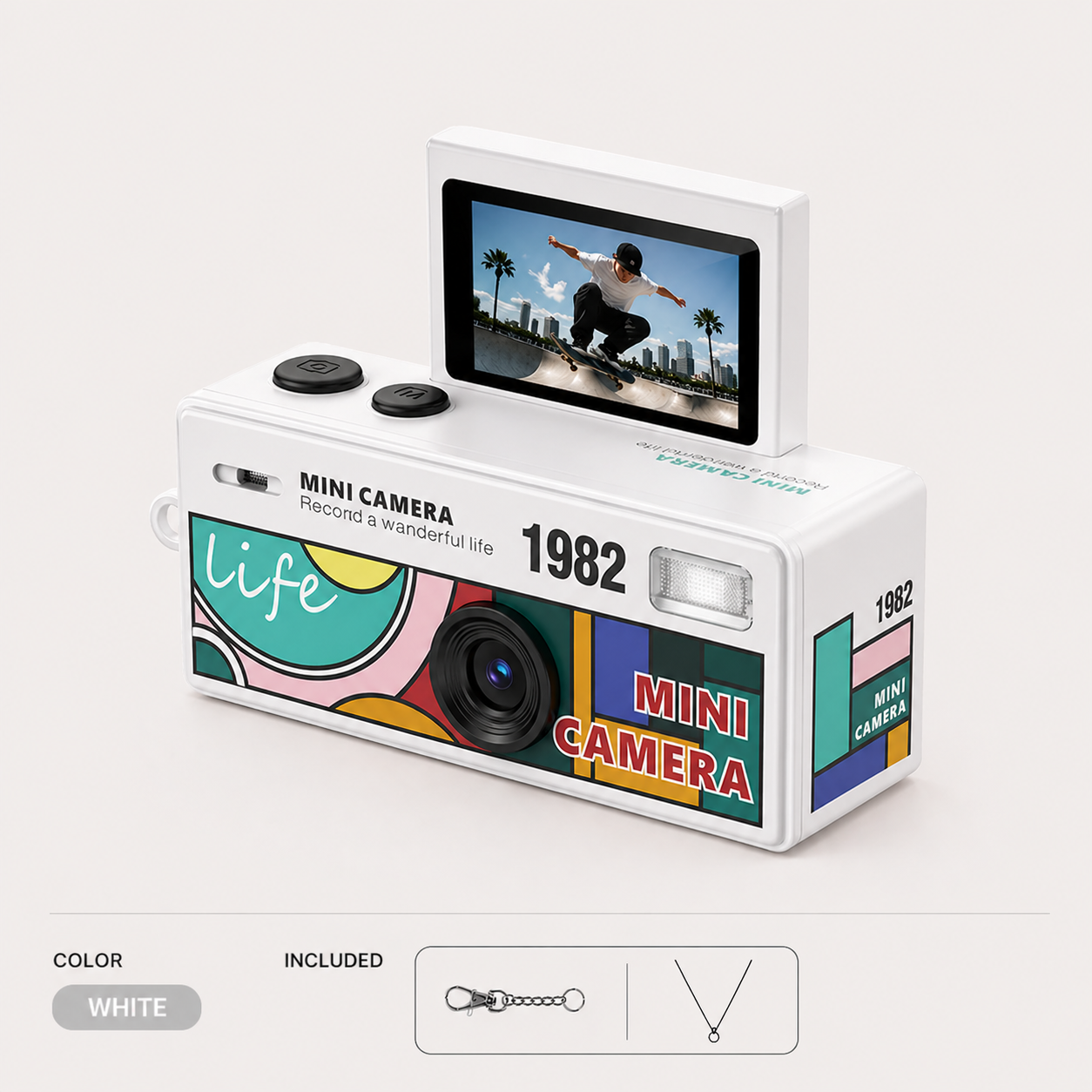 RETROVACAM™ – Mini Retro Camera (Film Your Life in 90s Style)