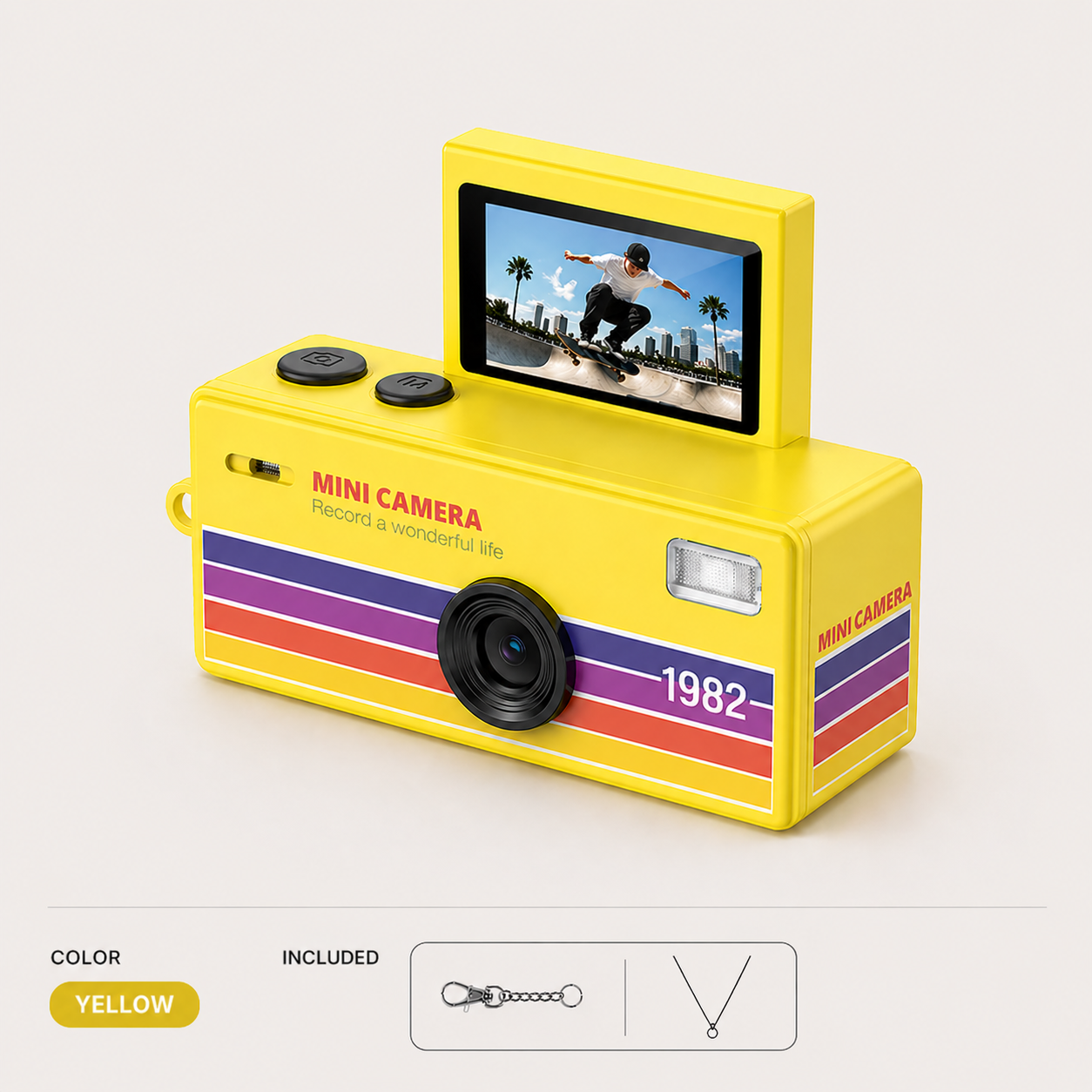 RETROVACAM™ – Mini Retro Camera (Film Your Life in 90s Style)