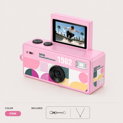 RETROVACAM™ – Mini Retro Camera (Film Your Life in 90s Style)