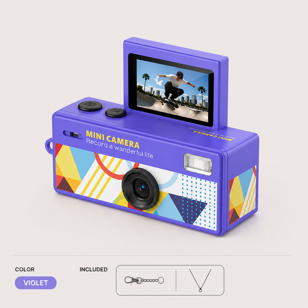 RETROVACAM™ – Mini Retro Camera (Film Your Life in 90s Style)