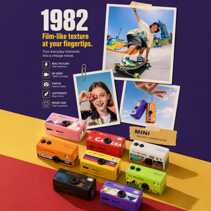 RETROVACAM™ – Mini Retro Camera (Film Your Life in 90s Style)