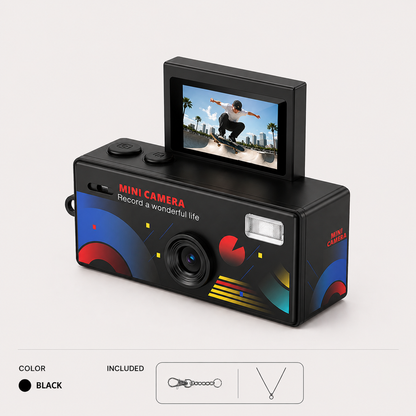 RETROVACAM™ – Mini Retro Camera (Film Your Life in 90s Style)