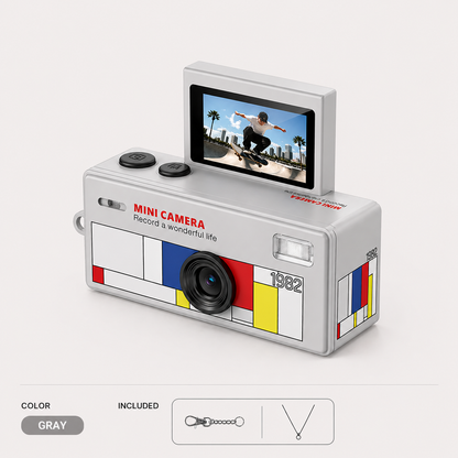 RETROVACAM™ – Mini Retro Camera (Film Your Life in 90s Style)